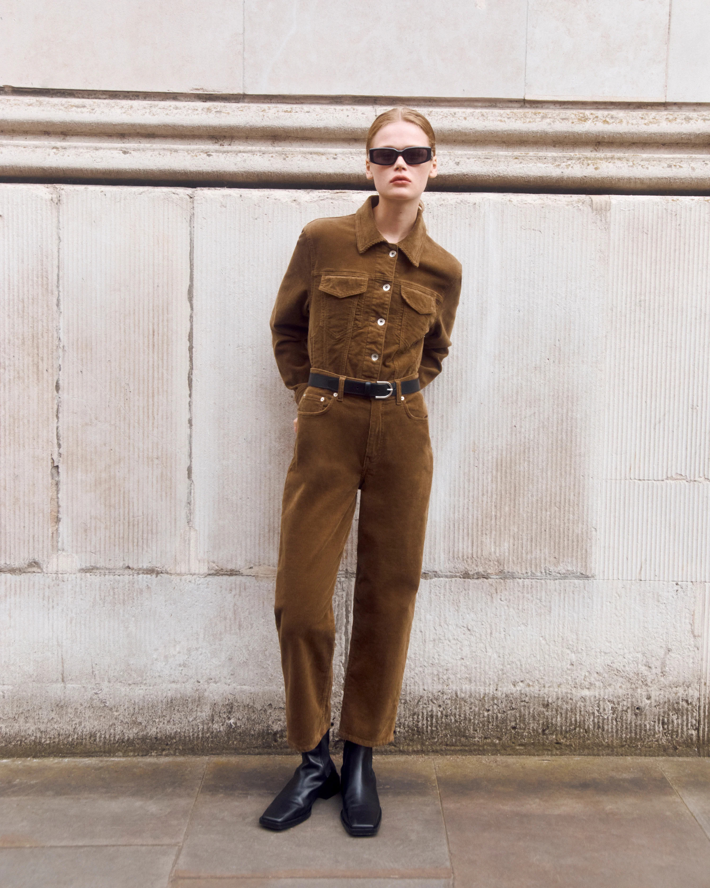 Delmont Cord Jean | Khaki | Jigsaw (UK)