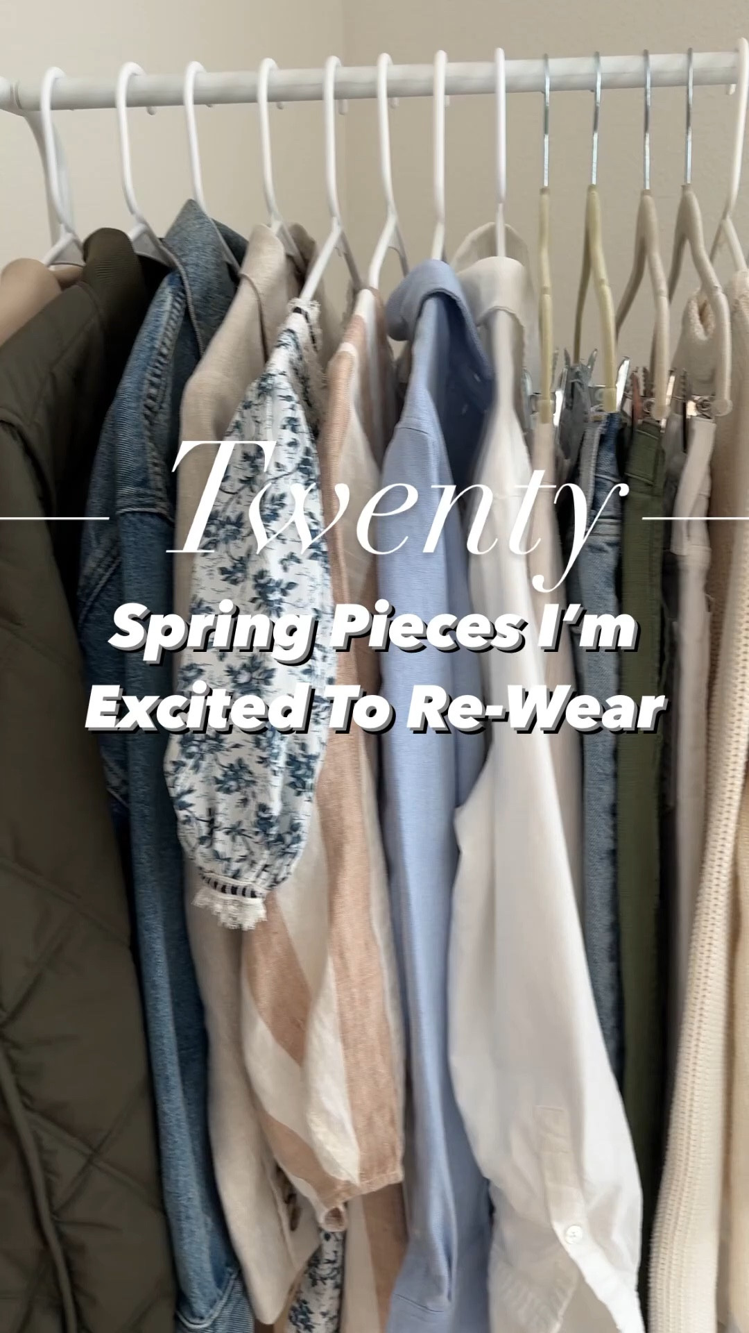 Spring piece sim excited to re-wear  

1. Oak + Forth trench xxs
2. Banana Relublic quilted jacket petite xs (old)
 3. Levi’s trucker jacket xs
4. Banana Republic line blazer petite 2 (Linked new version). 
5. Dôen dress xs (old)
6. Everlane line dress xs (old)
7. Everlane Oxford 
8. AYR deep end xs
9. Z Supply farah pants xs
10. AGOLDE Riley jeans 25
11. Madewell green utility pants xs (old)
12. J.crew jeans petite 24
13. Jenni Kayne sweater xs
14. Sézane Gaspard xs
15. AYR French fry xs
16. Everlane box tee medium 
17. Little Liffner midi woven bag
18. Onitsuka Tiger sneakers 4 men’s
19. Sam Edelman loafers 5
20. The Row tote small  

Spring outfits, jeans, spring style, dresses

#LTKshoecrush #LTKSeasonal #LTKitbag