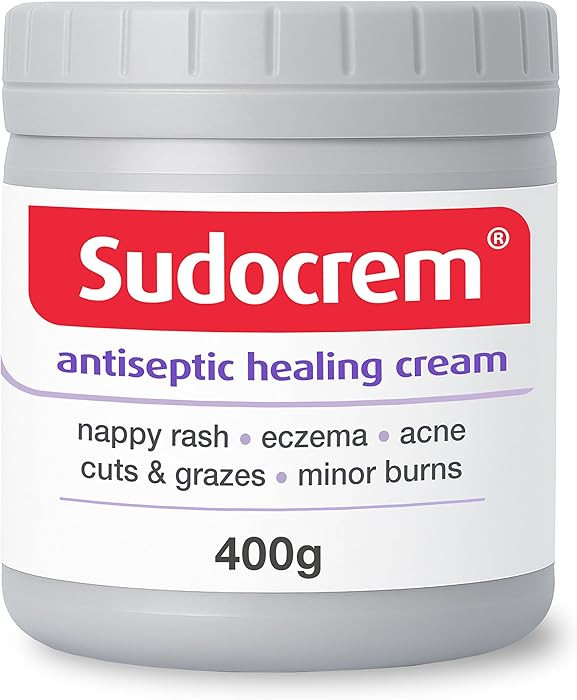 Sudocrem\u00ae Antiseptic Healing Cream, Zinc Oxide Cream for Nappy Rash, Eczema, Acne, and Minor... | Amazon (UK)