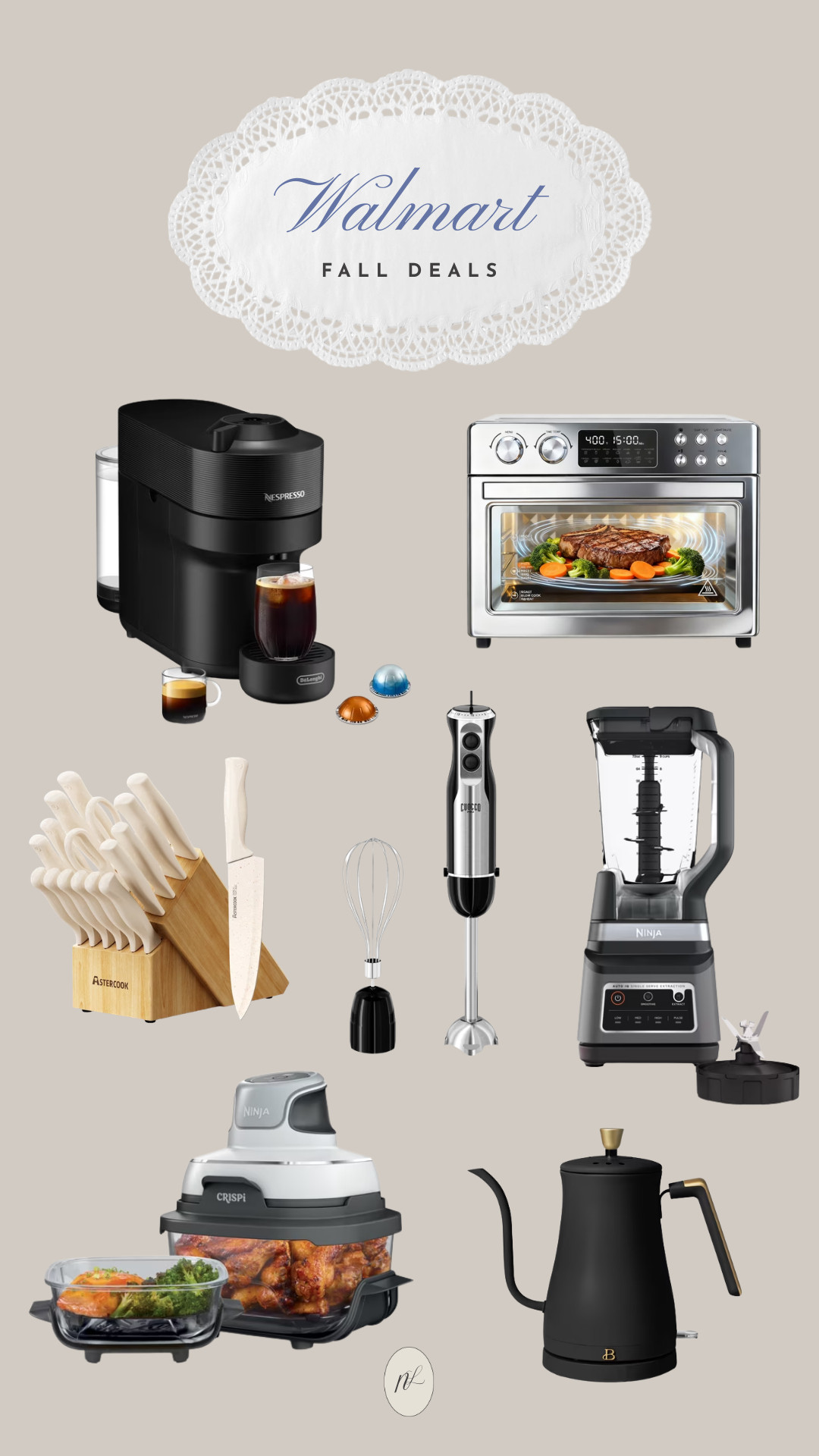 Walmart fall deals on kitchen appliances  

 #LTKU #LTKHome #LTKSaleAlert