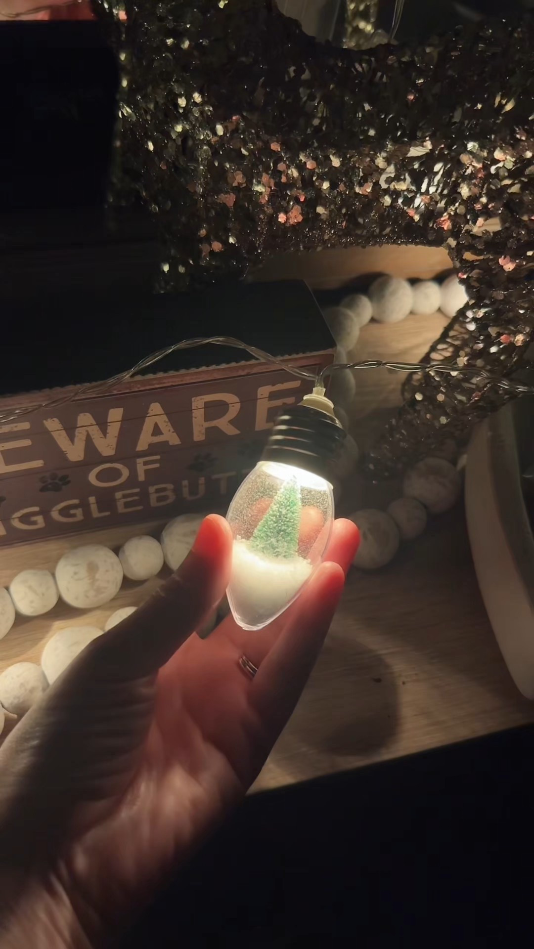 Snow Globe Christmas String LED Lights  
#christmasdecor #holidaydecor #decor 

#LTKHome #LTKHoliday