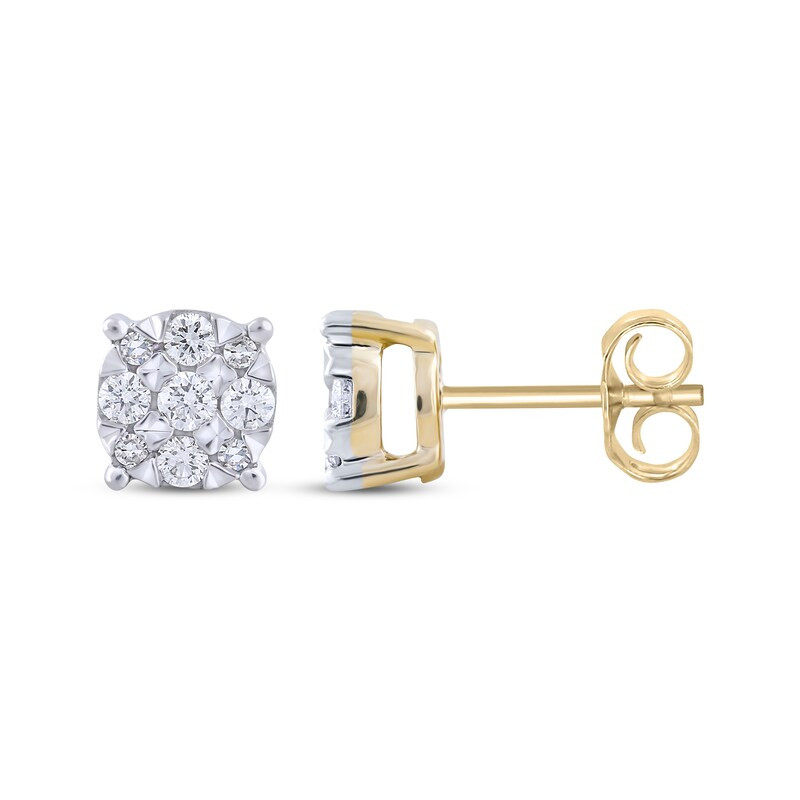 Diamond Stud Earrings 1/3 ct tw 10K Yellow Gold | Kay Jewelers