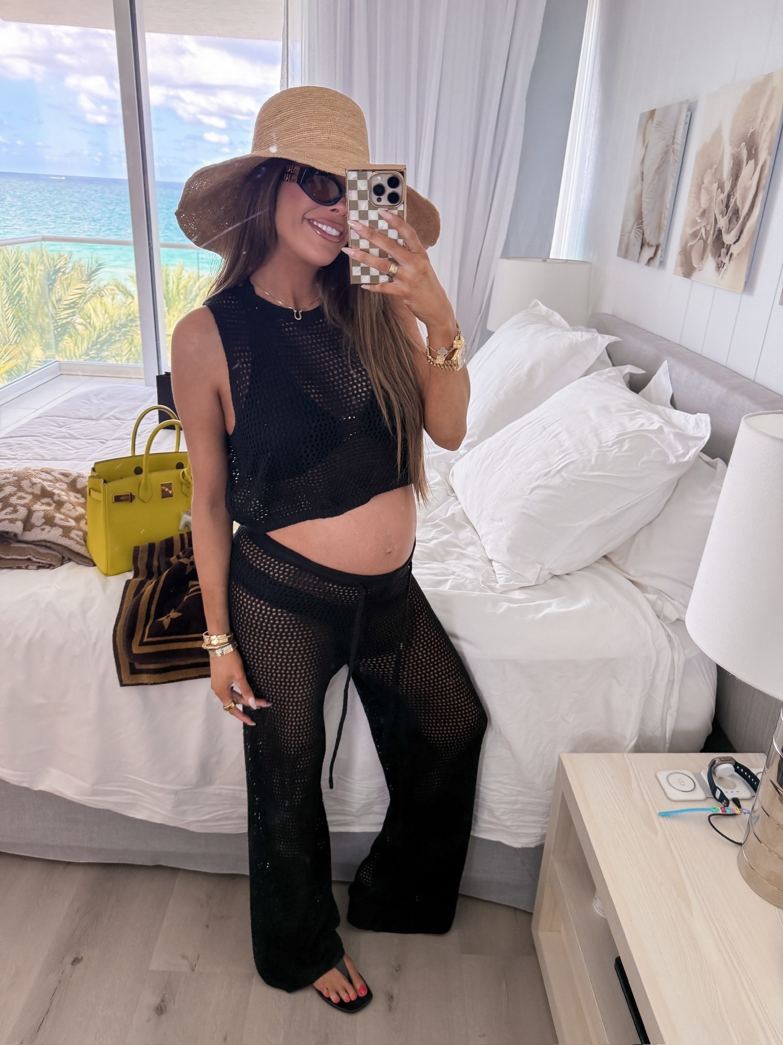 I’m wearing a size large in swimsuit and size medium in this swimsuit coverup! 

Resort wear, Summer outfits, Beach vacation outfits, Swimsuits, Amazon finds, Amazon fashion, Beach outfits, Emily Ann Gemma 

#LTKBump #LTKSwim #LTKootd