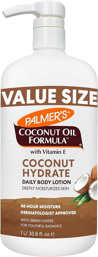 Palmer's Coconut Oil Formula Body Lotion for Dry Skin, Hand & Body Moisturizer with Green Coffee ... | Amazon (US)