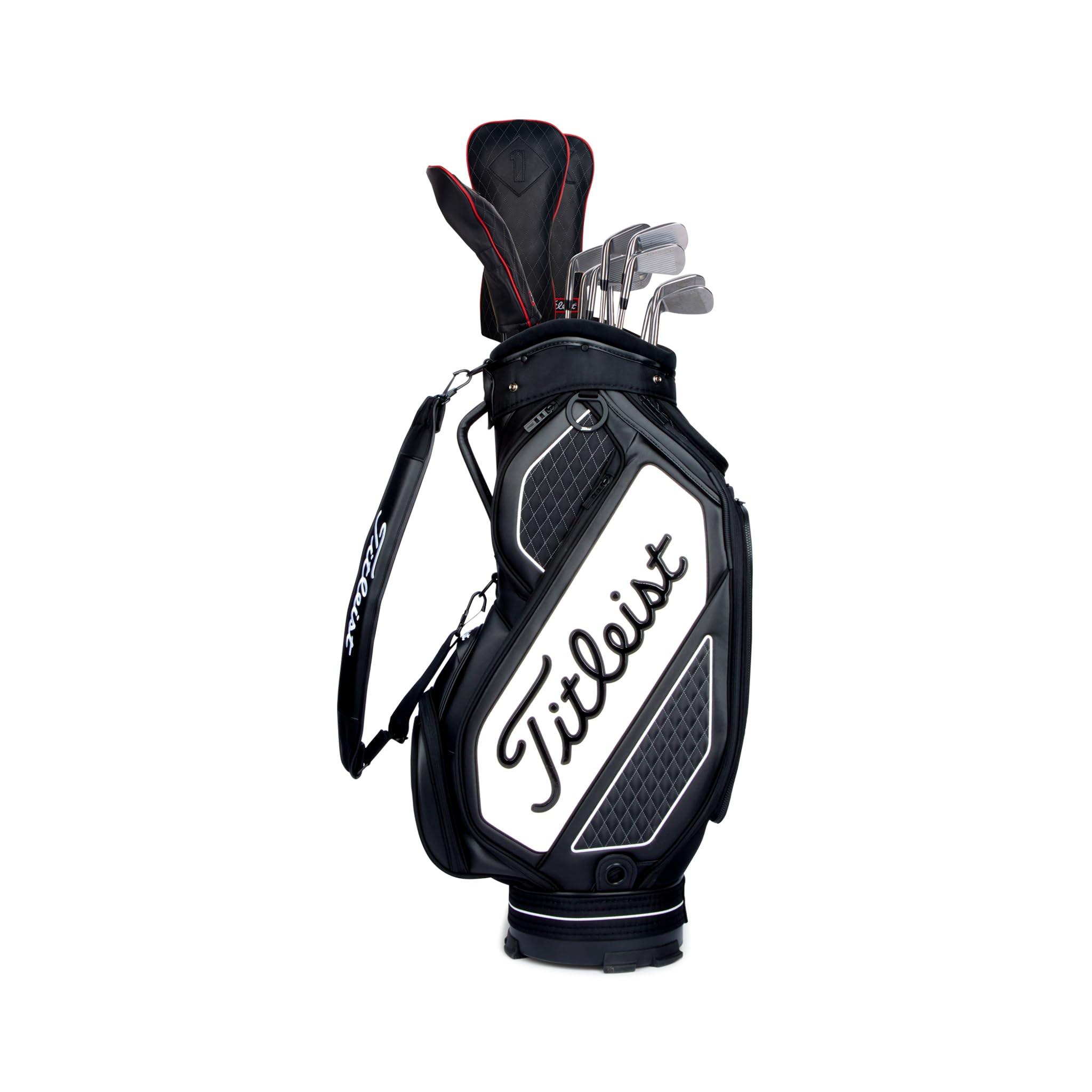 Titleist Tour Series Mid Size Golf Bag, Black/White | Amazon (UK)