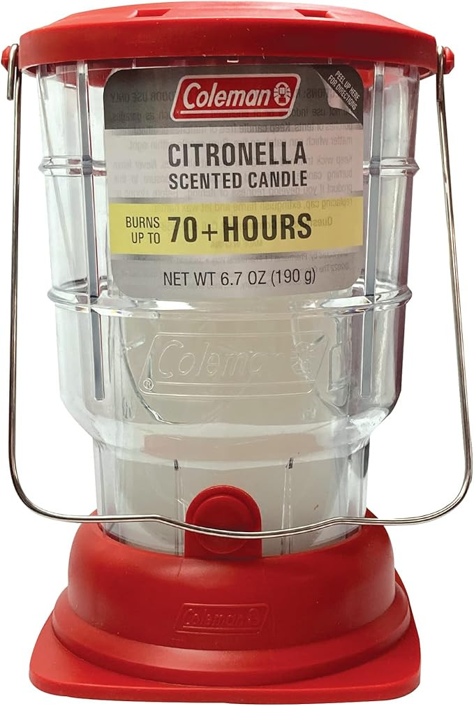 Coleman 70+ Hour Citronella Candle Outdoor Lantern, Classic Design with Easy Carry and Hang Handl... | Amazon (US)