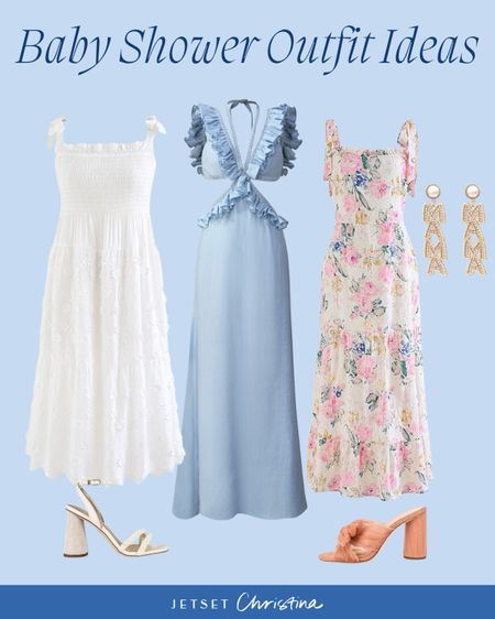 What to wear to your baby shower or a friends shower!  #babyshower #outfitideas

#LTKbump #LTKbaby #LTKstyletip