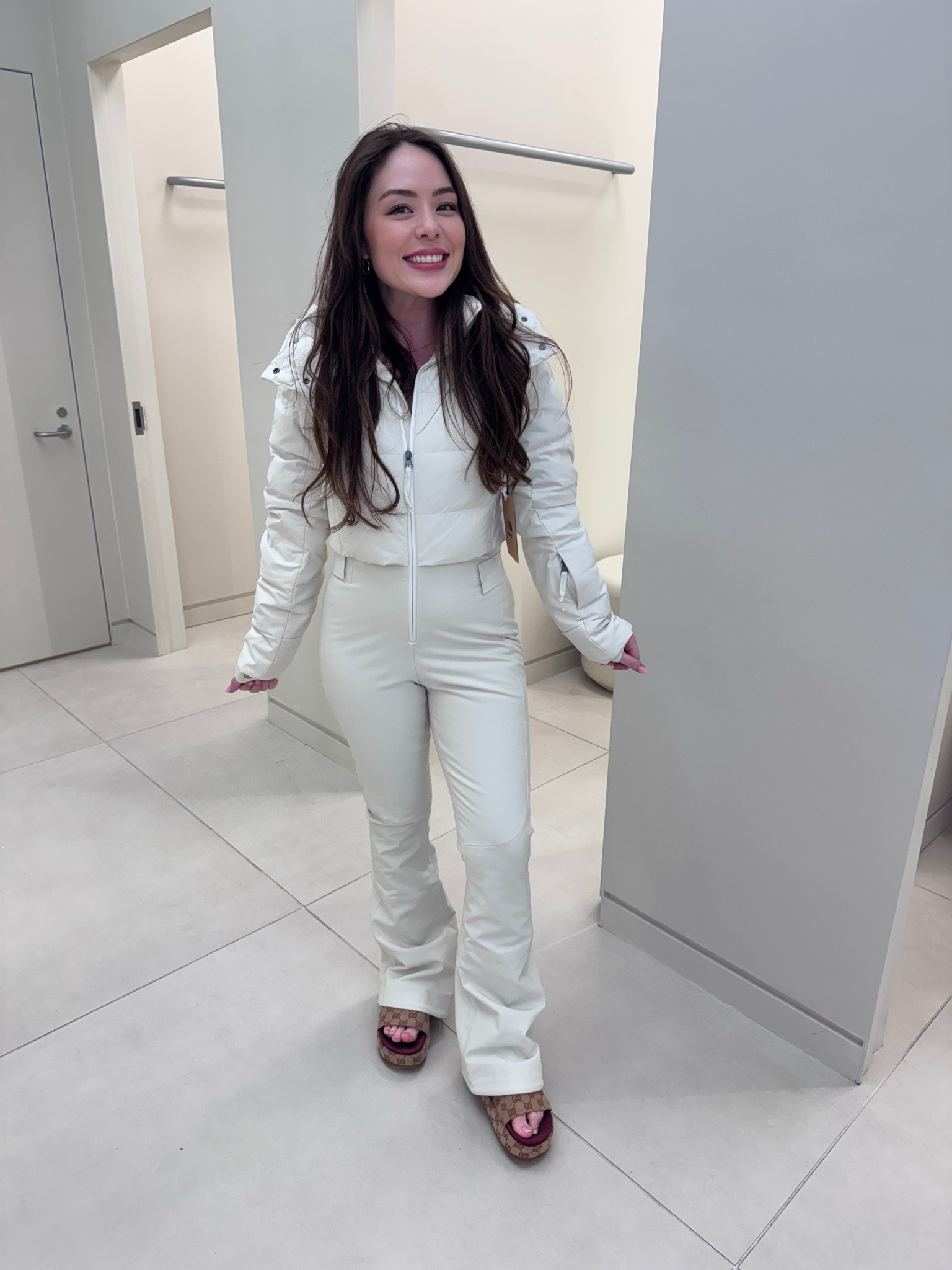 Skims x The North Face, why are you so cute.  ⛷️
Snowsuit for skiing.
Cute ski outfit.
Snowboarding outfit for women.

#LTKHoliday #LTKSeasonal #LTKActive