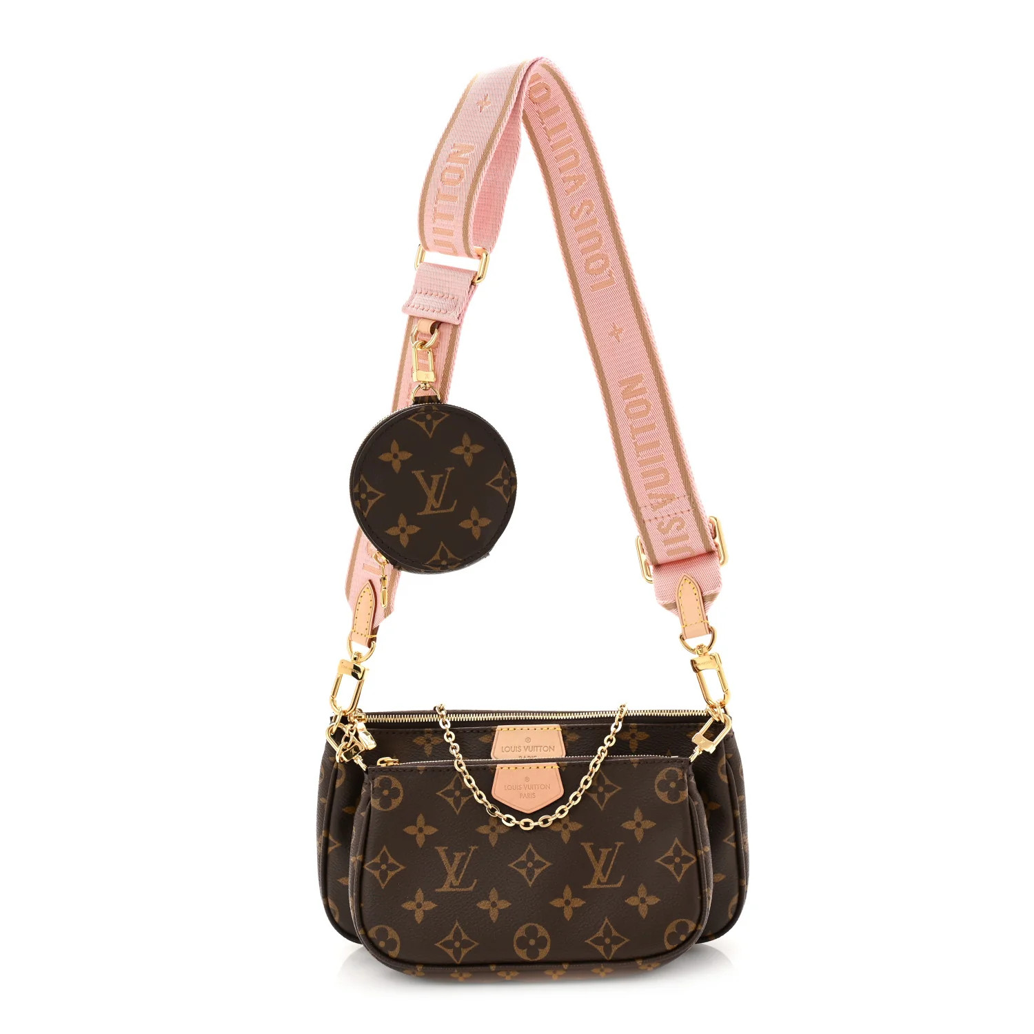Monogram Multi Pochette Accessories Rose Clair | FASHIONPHILE (US)