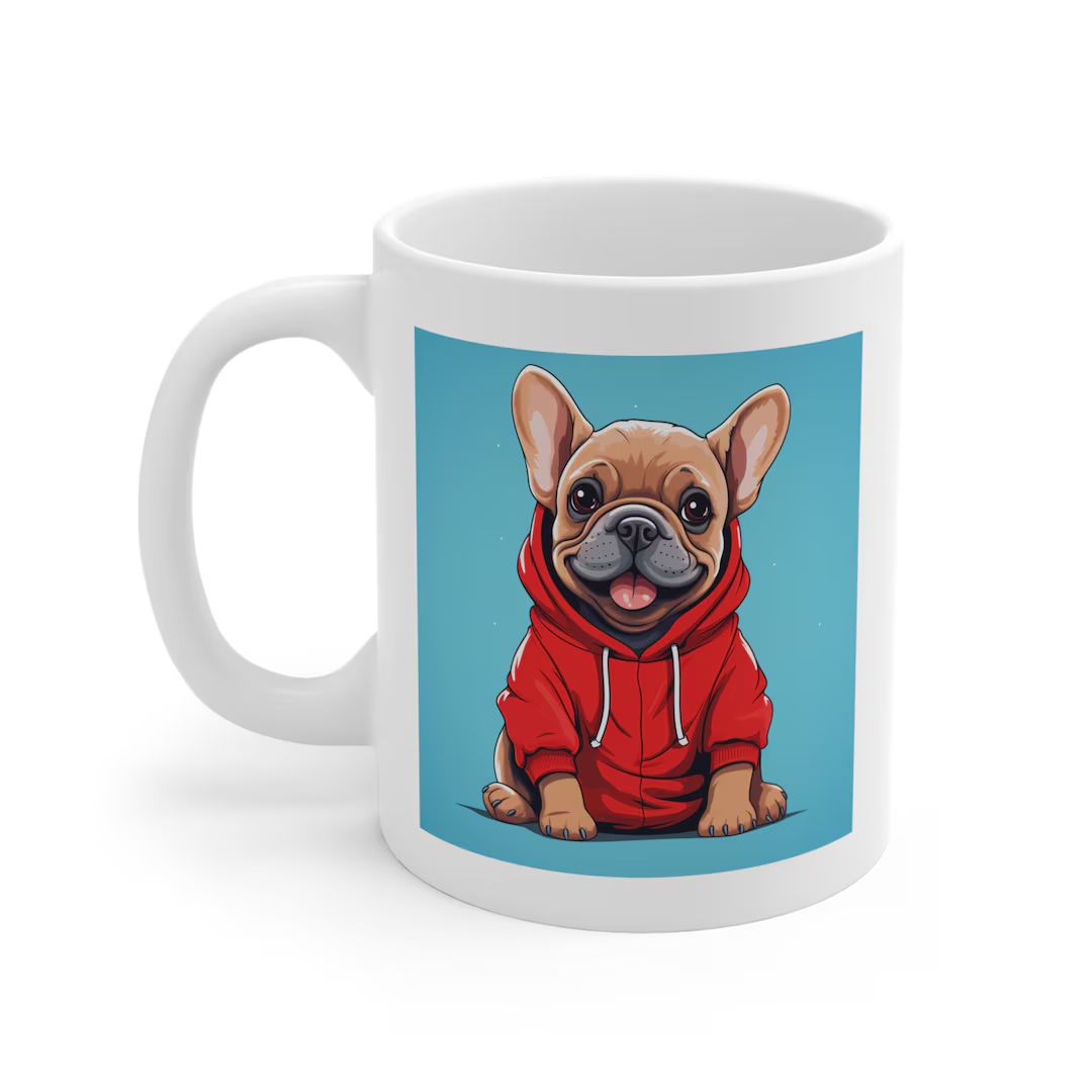 Dog Mug, Bulldog Mug, Personalized Mug, Animal Mug, Puppy Lovers Mug, Mug for Puppy Lovers, Funny... | Etsy (US)