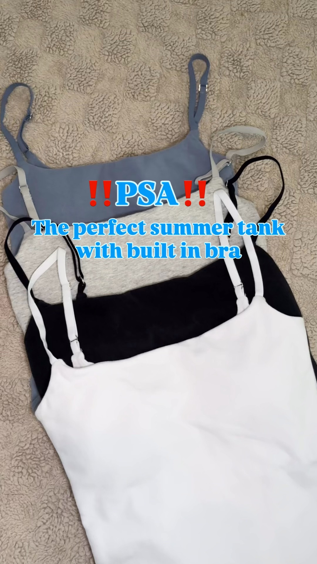 Best tanks with built in bra! 
20% off today only!
#abercrombie #abercrombiesale #summerstyle #womensclothes