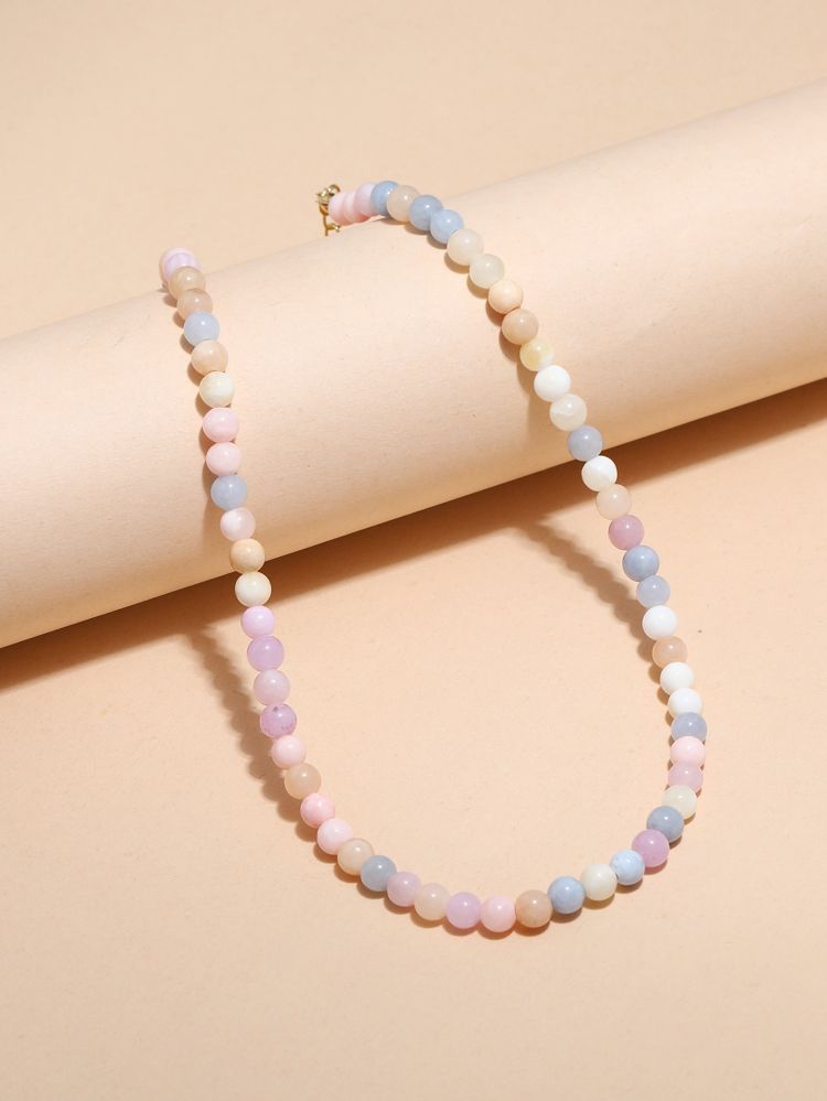 Colorful Beaded Necklace | SHEIN