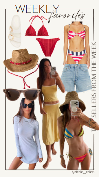 These are the pieces everyone has been loving lately—and I totally get why! 🤍☀️ From patriotic swimwear and effortless denim to chic cover-ups, vacation-ready dresses, and accessories that go with everything... these have been some of my best sellers this week.

If you've had your eye on any of these, now's the perfect time to grab them before they sell out. Everything is linked here! ✨

#LTKFinds #BestSellers #SummerStyle #VacationOutfits #NicoleColeeStyle
 

 #LTKdayinmylife #LTKgrwm #LTKootd