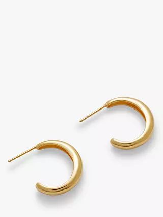 John Lewis Chunky Hoop Earrings, Gold | John Lewis (UK)