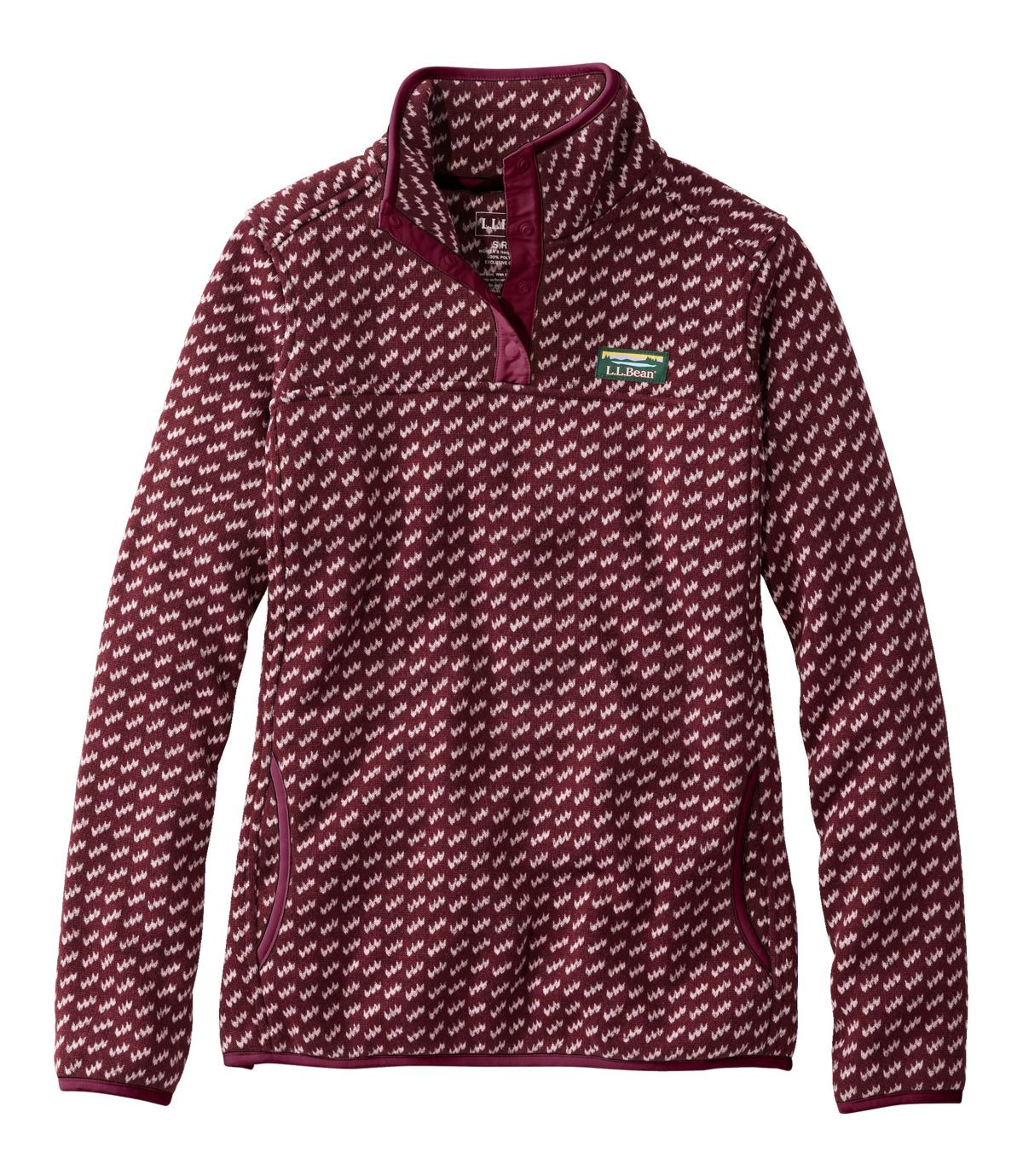 Women's L.L.Bean Sweater Fleece Pullover, Print | L.L. Bean