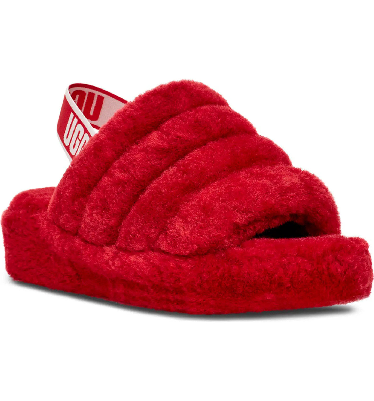 Fluff Yeah Faux Fur Slingback Sandal | Nordstrom