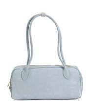 Made In Italy Suede Barrel Shoulder Bag | TJ Maxx