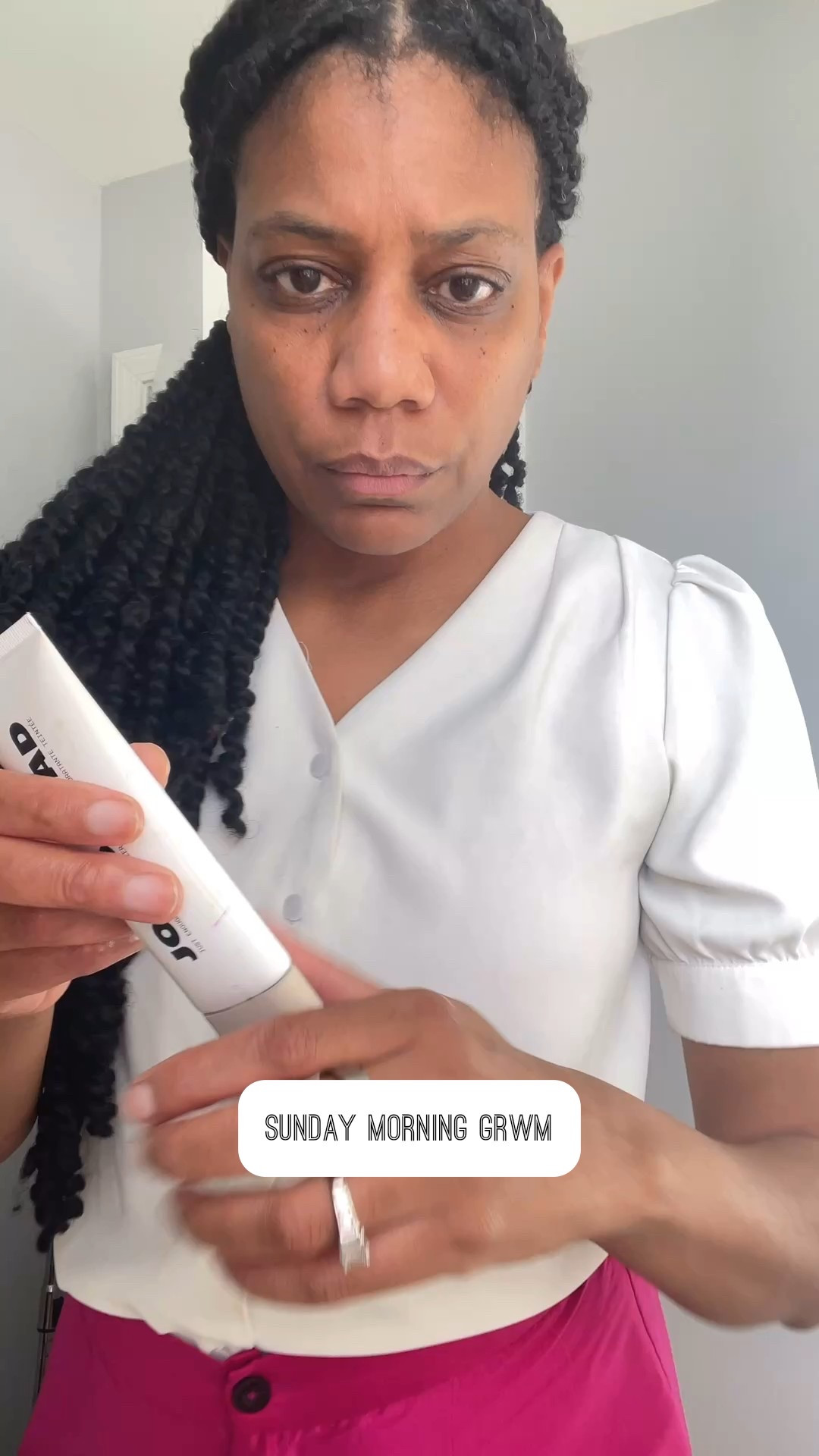 Jones Road tinted moisturizer +
Elf brow glue +
Maybelline firework mascara

#LTKdayinmylife #LTKselfcare #LTKgrwm