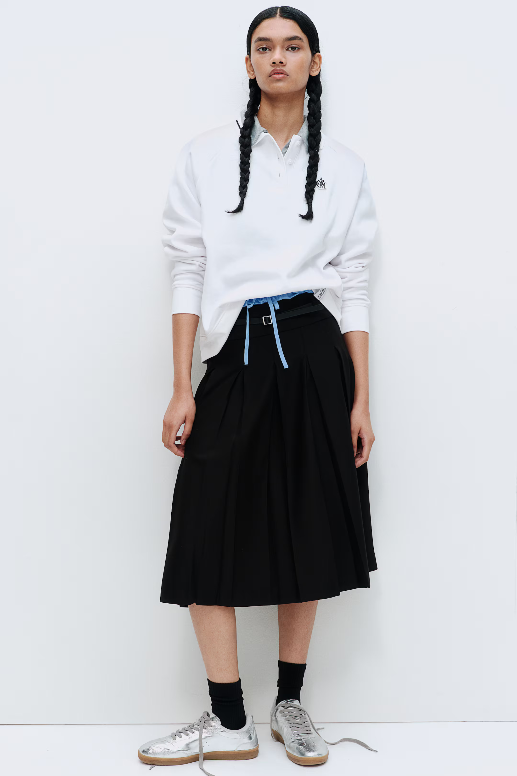 Embroidered-motif rugby shirt | H&M (UK, MY, IN, SG, PH, TW, HK)