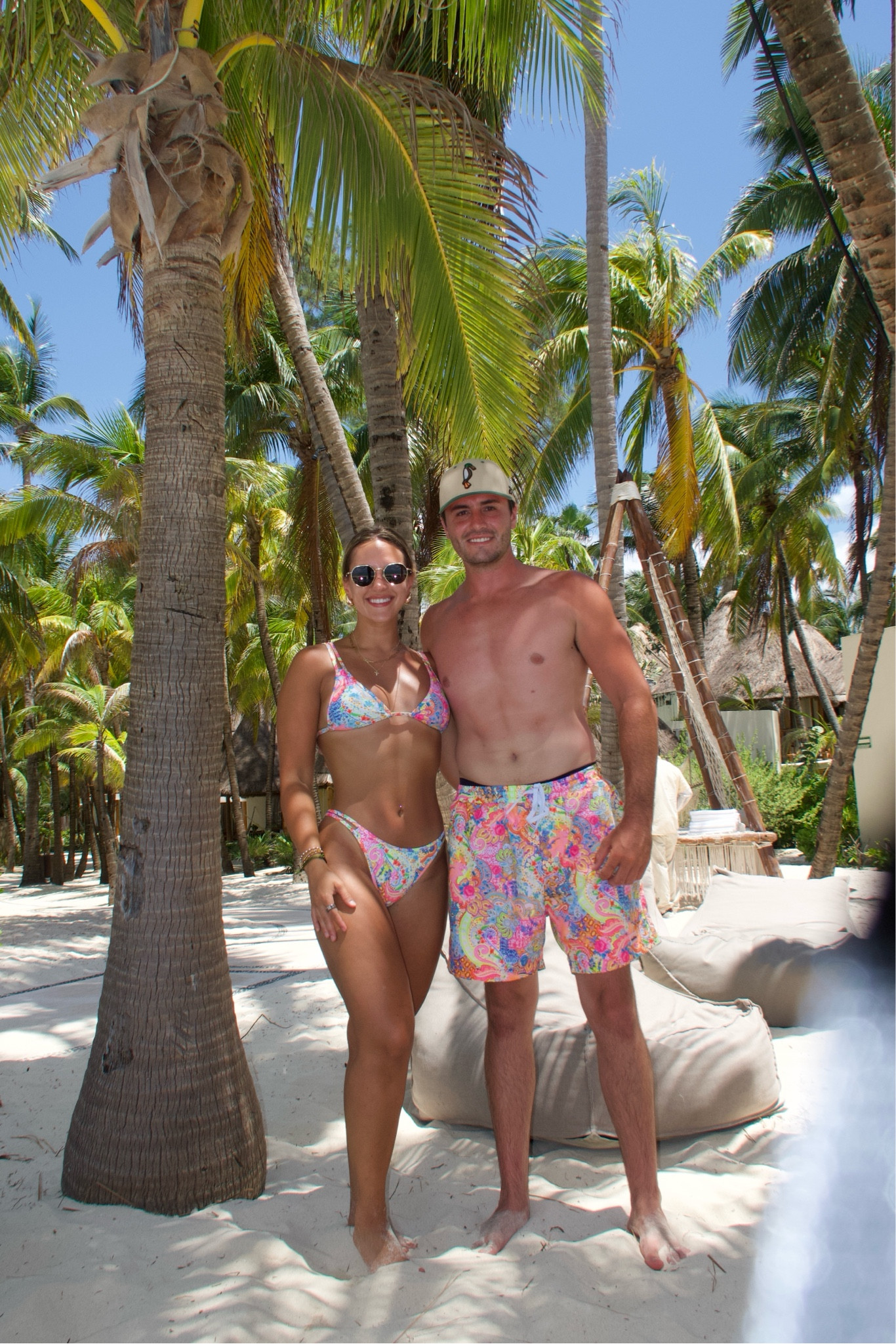 Matching couples swim suits from Kulani Kinis. I’m in a medium and Ridge is in a Large!

Couple goals | matching bikini and swim trunks | matching summer vacation | matching swim suits | trunks | bikini | colorful |

#LTKSwim #LTKMens #LTKSeasonal