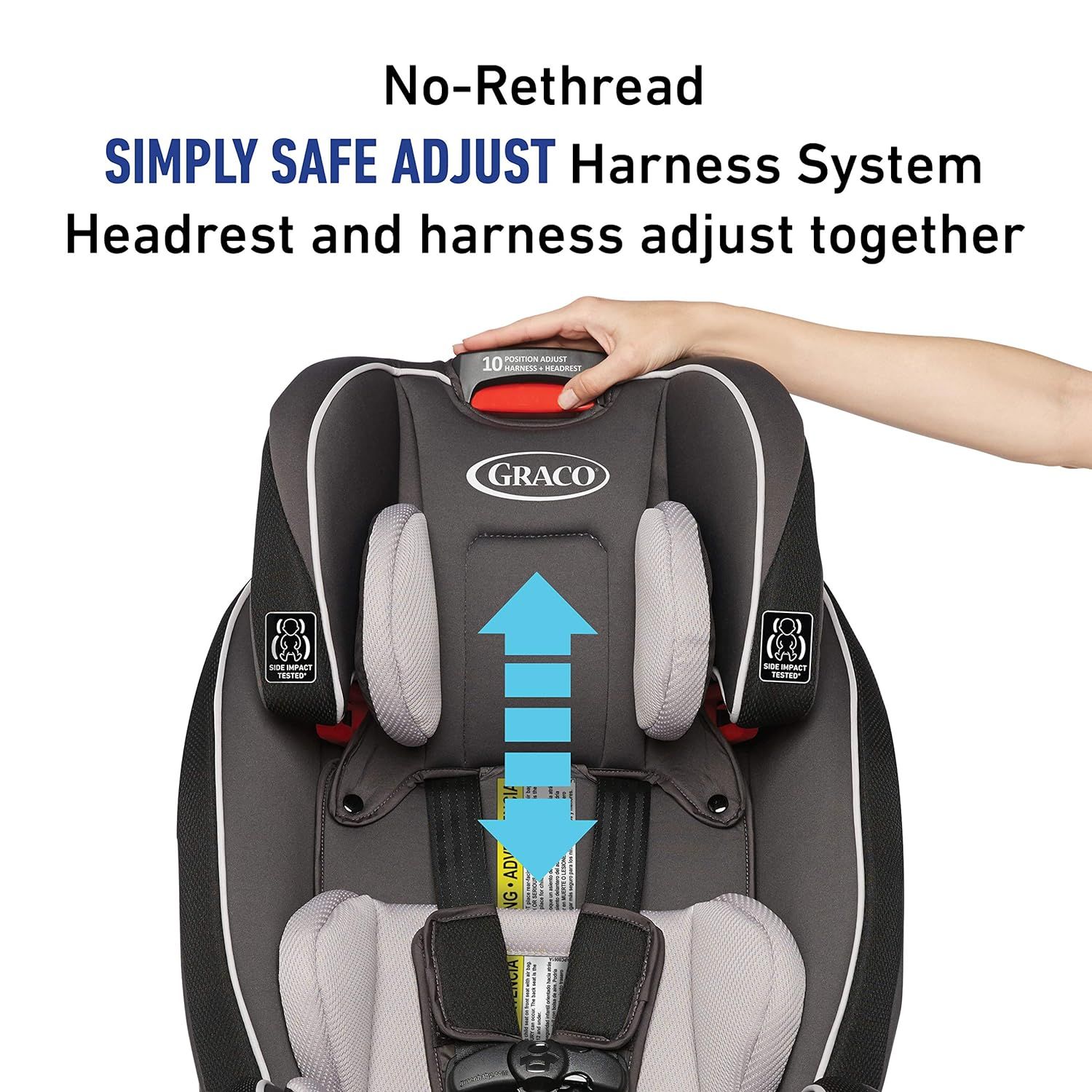 Graco SlimFit 3 in 1 Car Seat -Slim & Comfy Design Saves Space in Your Back Seat, Darcie, 1 Count... | Amazon (US)