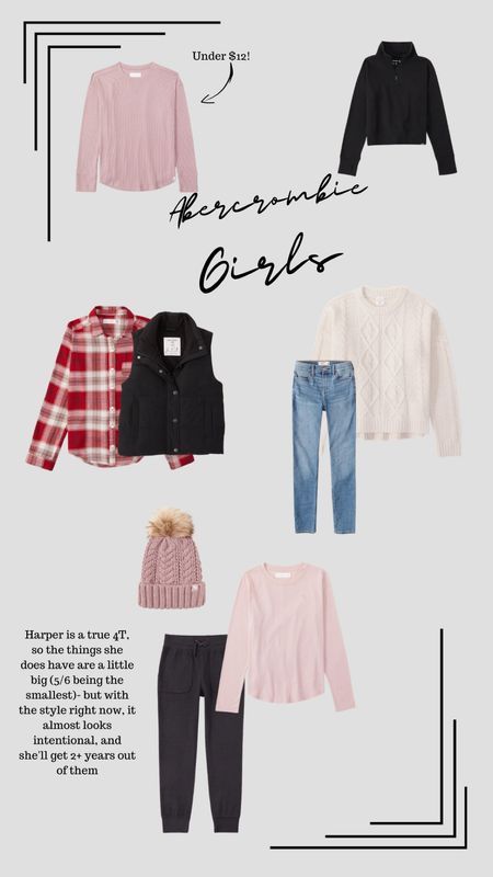 Big fan of Abercrombie Kids! My kid style is minimalistic, but stylish- so these fit the bill nicely.
All things we have and love, or that will be under the tree  

#LTKkids #LTKfamily #LTKsalealert