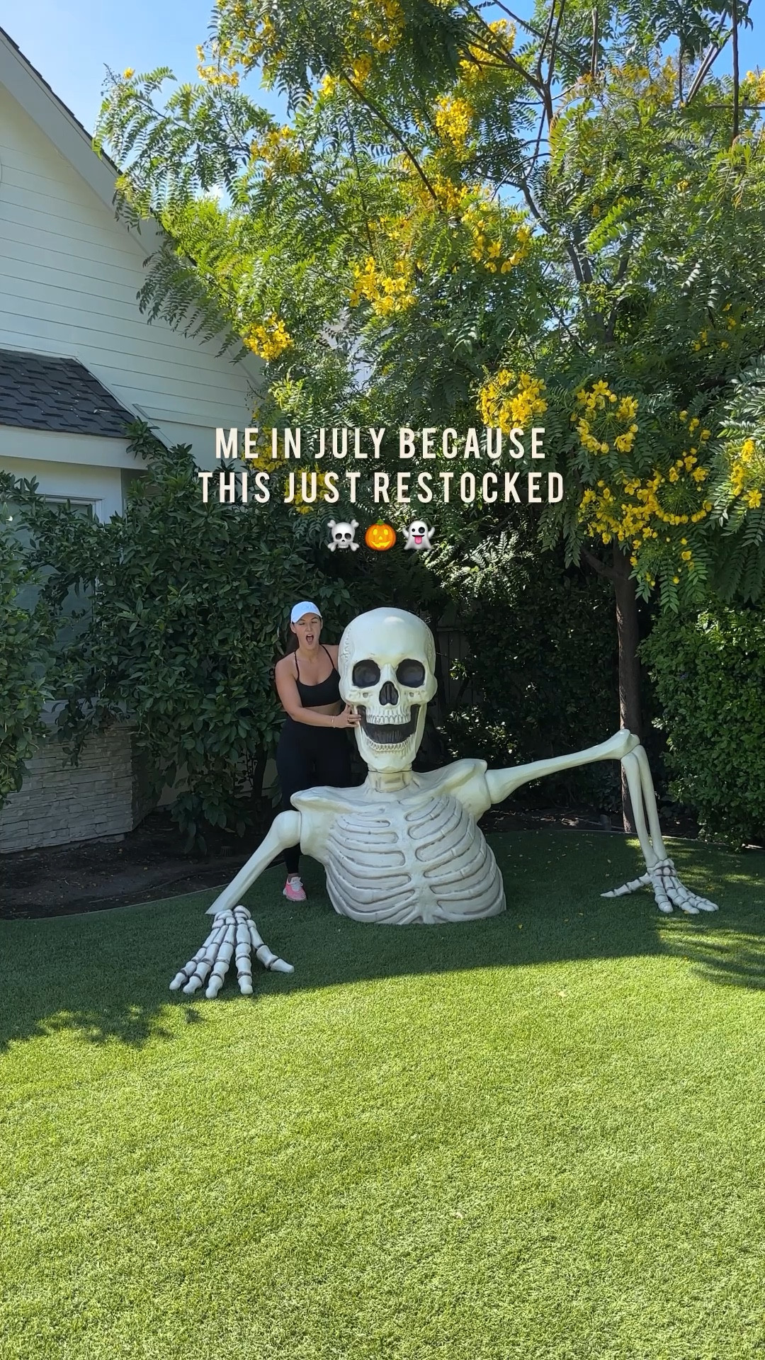 Halloween decor that you need to buy early, TRUST ME! 
Last year it sold out in August. 
Not taking my chances this year on this beauty! 

I can’t wait for spooky season decorating!! 

Halloween decorating 
Halloween decorations 
Giant skeleton 
Skeleton 
Halloween costumes 
Outdoor Halloween decor
Groundbreaking skeleton 

#LTKSeasonal #LTKHome #LTKSaleAlert