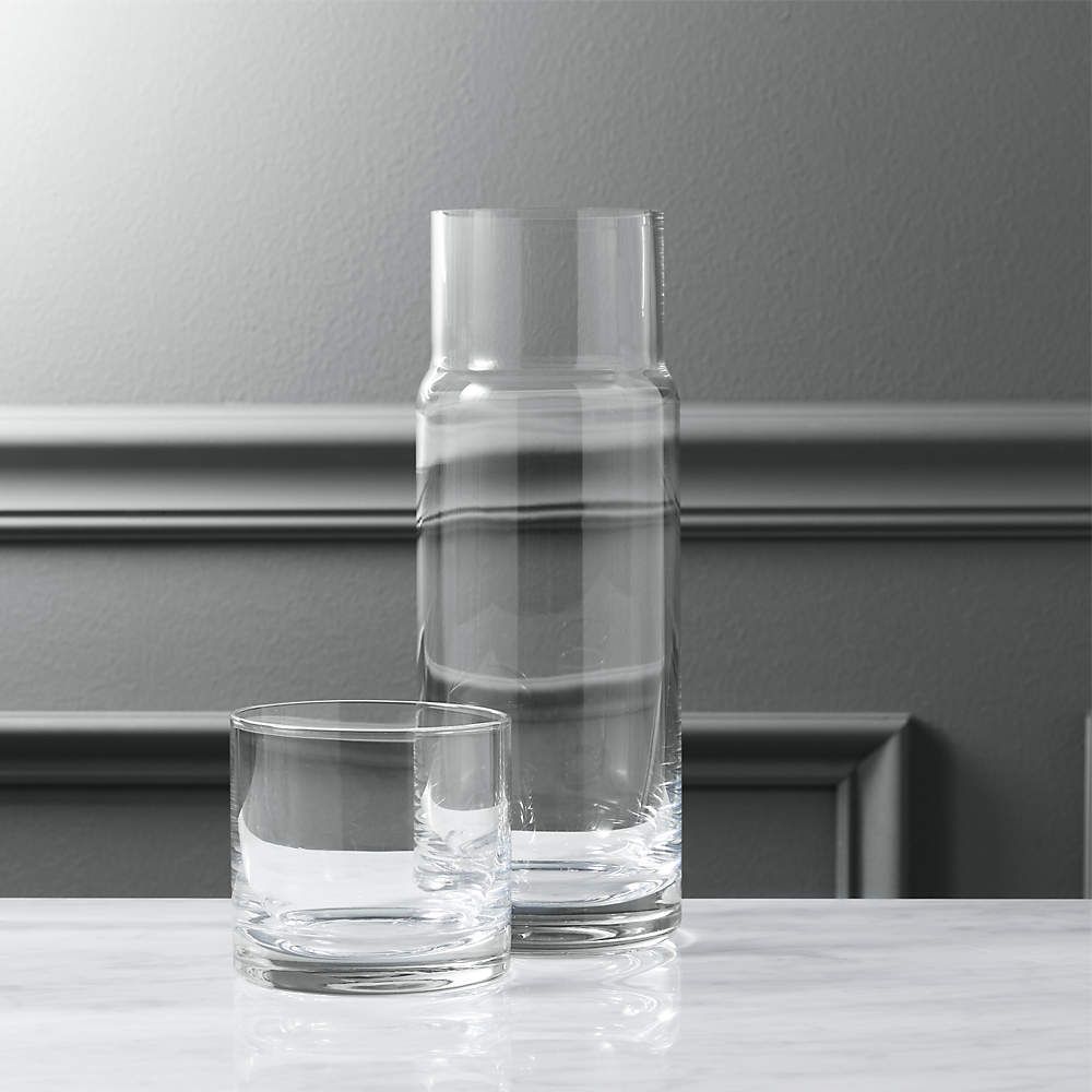 Cora Bedside Carafe with Glass + Reviews | CB2 | CB2