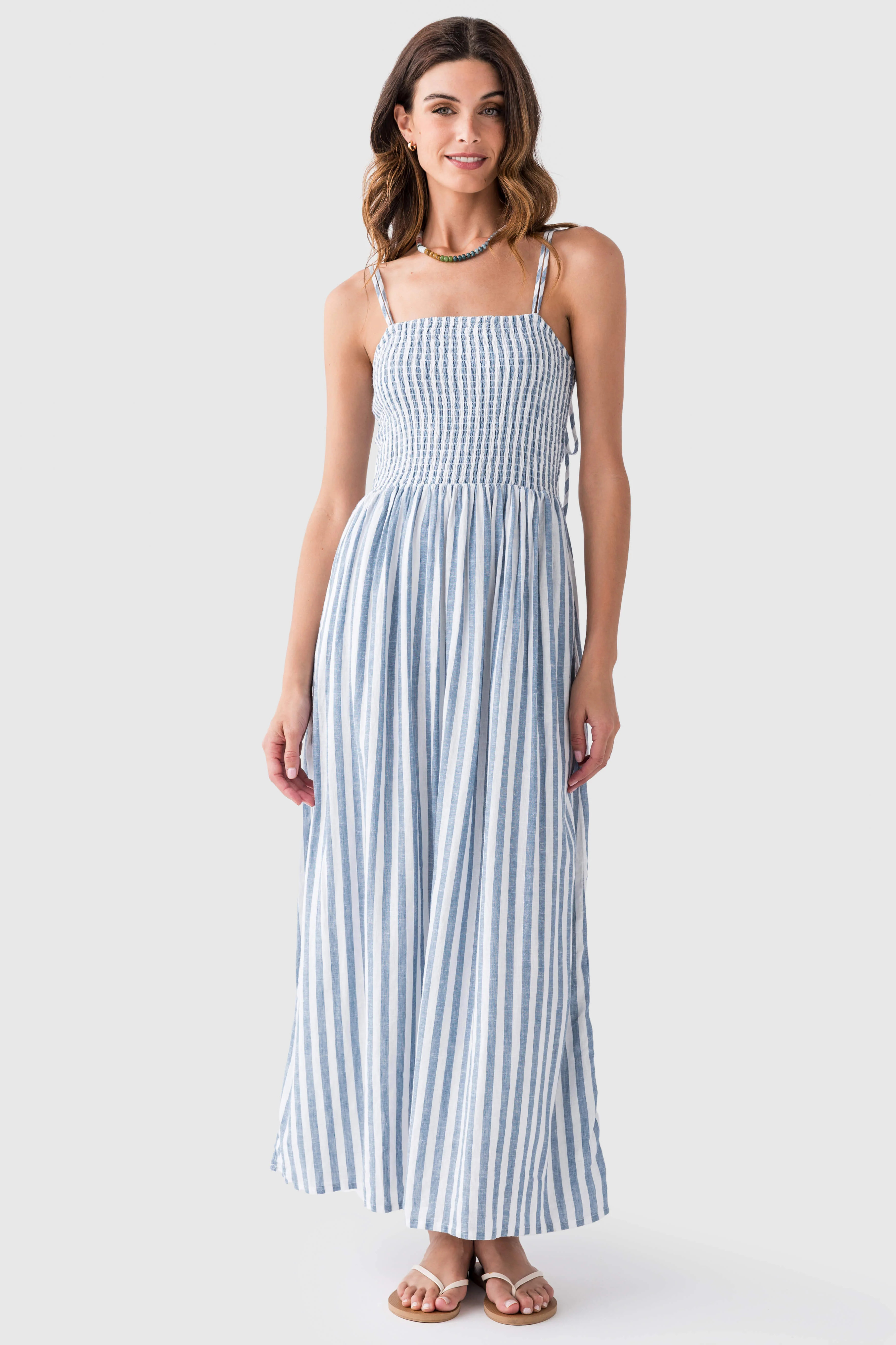 Z Supply Nadine Striped Midi Dress | Social Threads