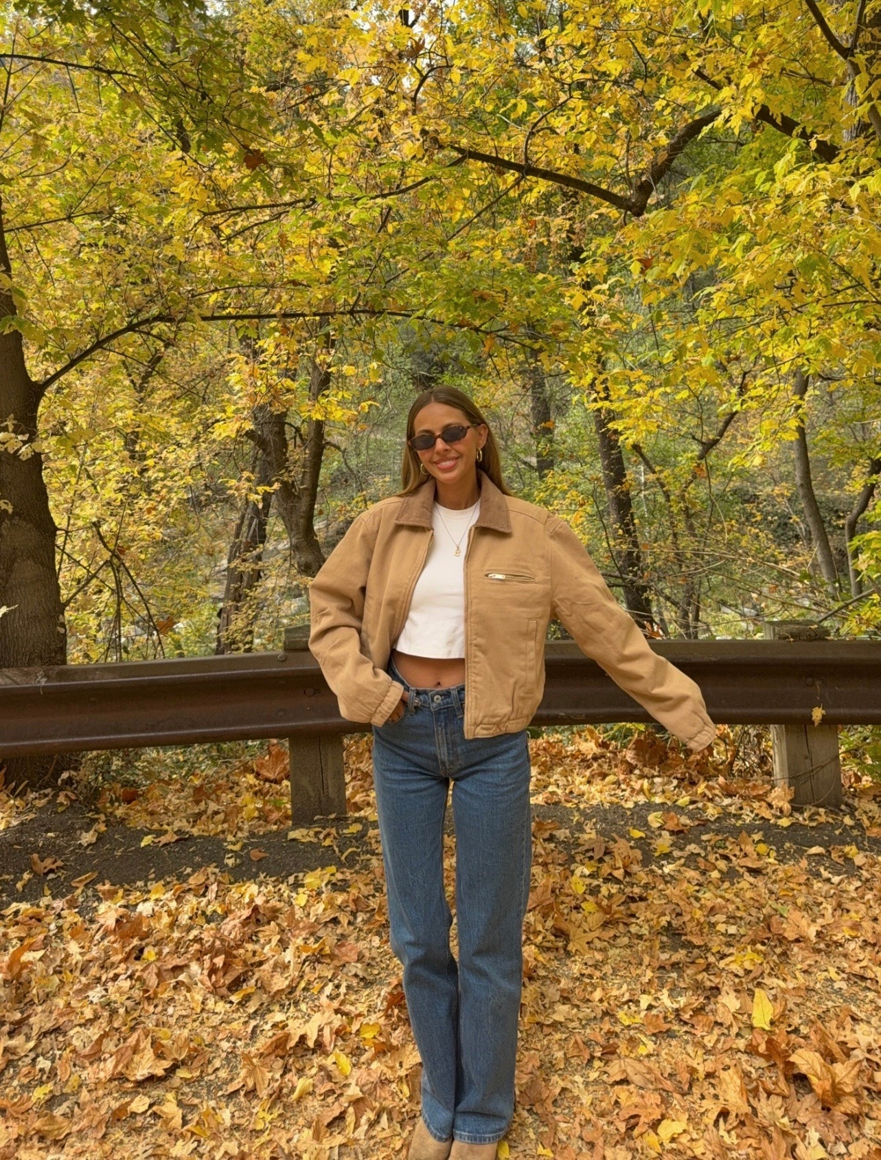 Outfit details below! My jacket color is sold out but linking similar!!
