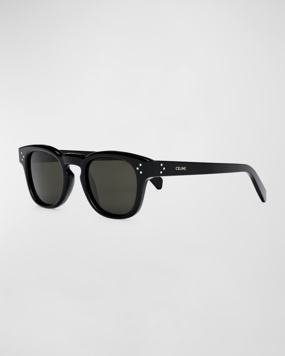 Men's Keyhole Bridge Square Sunglasses | Neiman Marcus