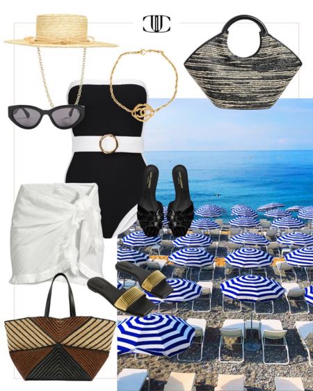 I was inspired by the French Riveria vibes on our recent trip to France and created a few looks for you all. 

Swimsuit, one piece, tote, beach bag, cover up, sun hat, pool outfit, beach outfit, summer outfit, summer look, vacation look, vacation outfit 

#LTKtravel #LTKswim #LTKover40