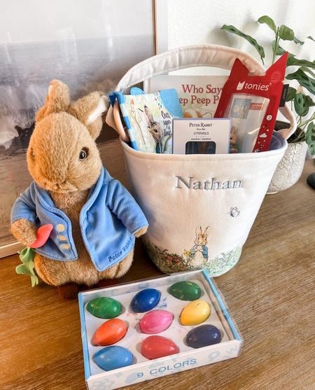 Boy’s Easter basket idea! Peter rabbit themed Easter basket, Easter basket ideas, everything arrives in time for Easter too! 

#LTKSeasonal #LTKkids #LTKbaby