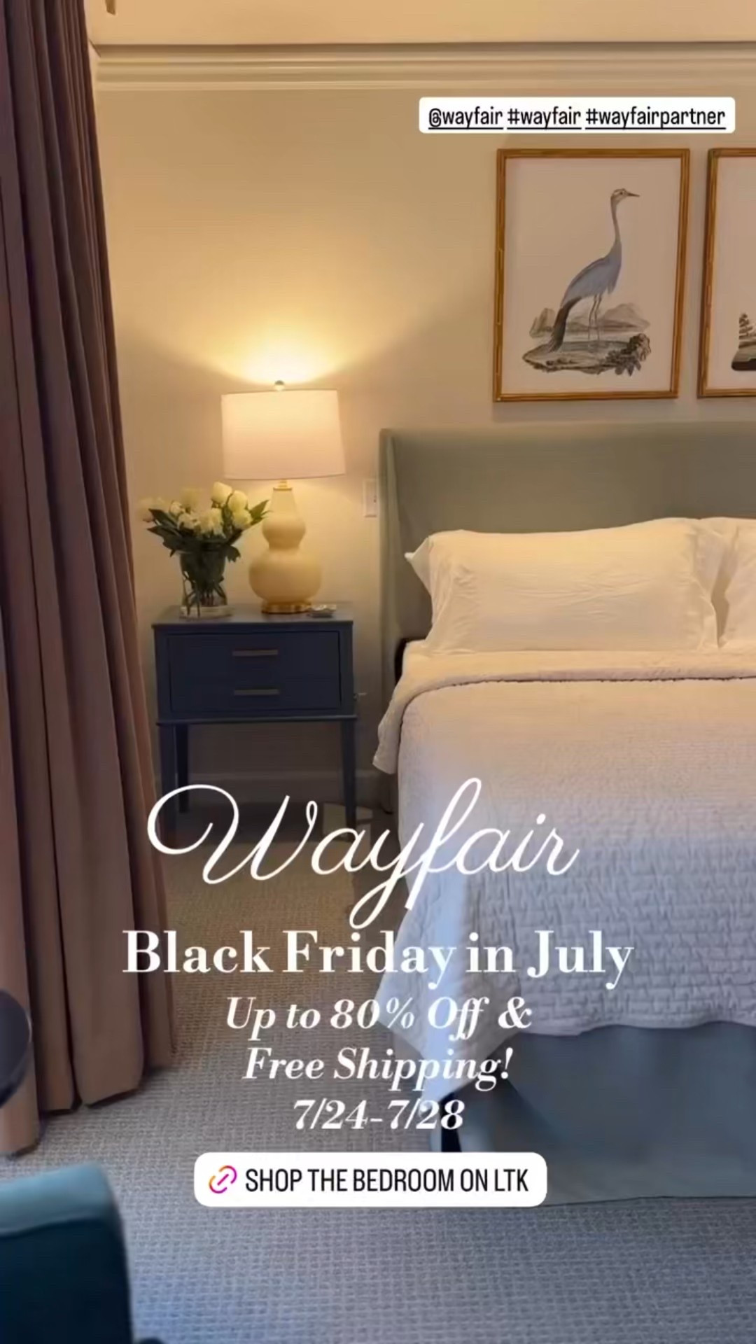 I styled each bedroom in the condo with pieces I’ve used and loved from Wayfair—and guess what? They’re all part of Wayfair’s Black Friday in July event!
From July 24–28, you can score up to 80% off plus free shipping.
If you’ve been eyeing new bedroom furniture, now’s the time to treat yourself. @wayfair #wayfairpartner #wayfair 

#LTKSaleAlert #LTKHome