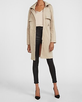 Hooded Trench Coat | Express