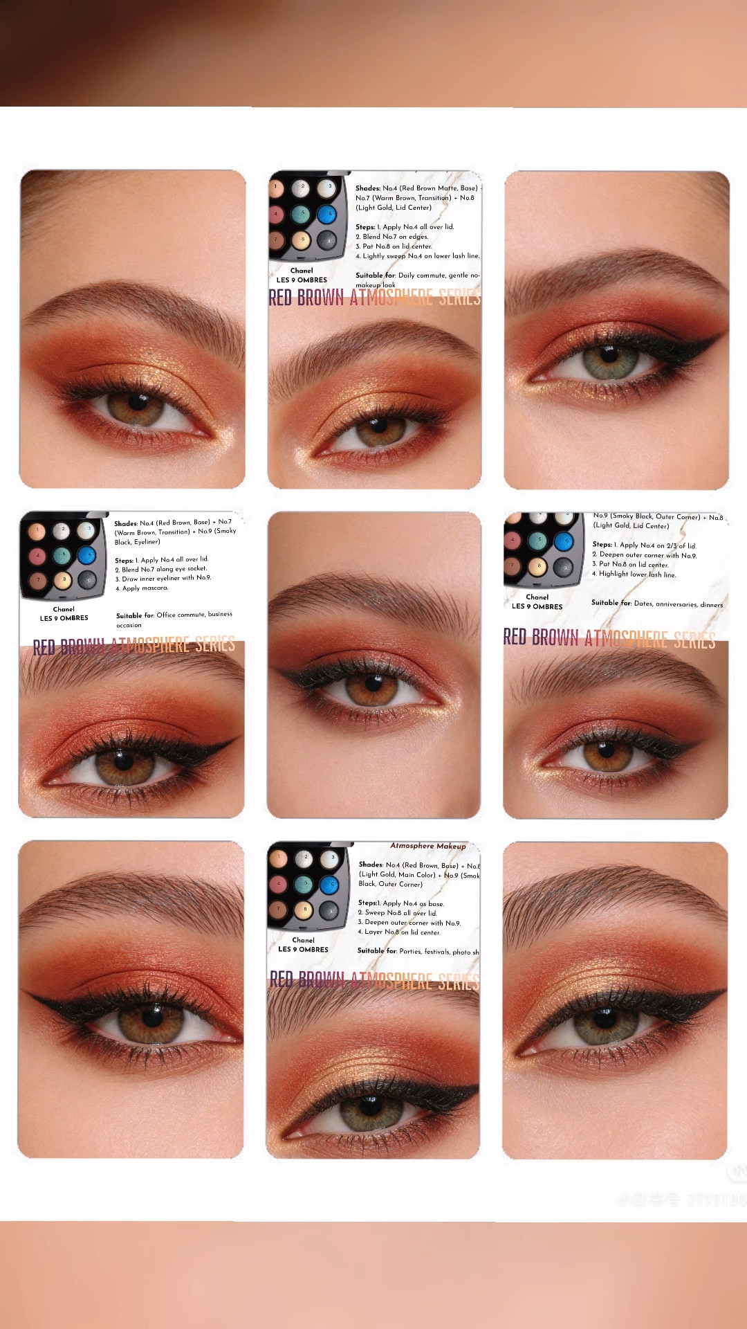 Chanel LES 9 OMBRES tutorial/Red Brown

#LTKBeauty