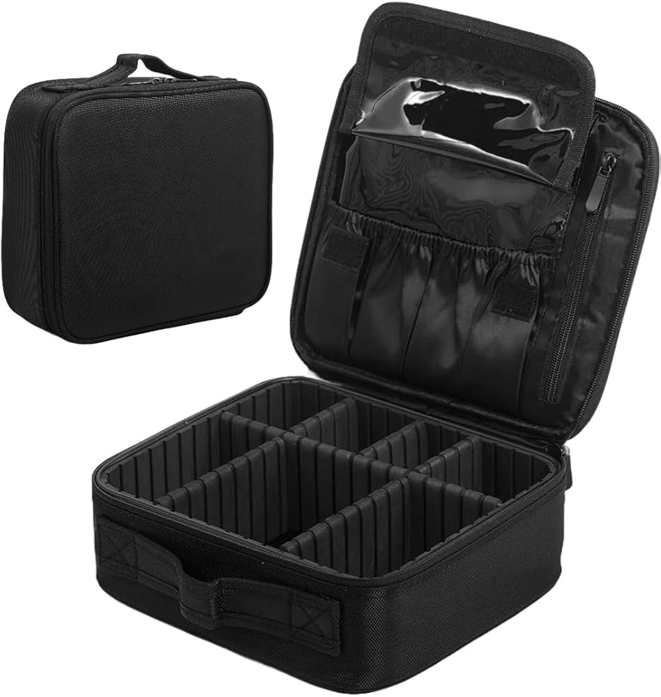 Makeup Bag for Women - Vanity case Perfect for Travel with Make up Organiser Storage and Individu... | Amazon (UK)