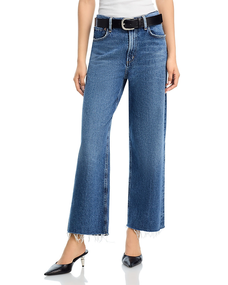 Agolde Ren High Rise Wide Leg Jeans in Chord | Bloomingdale's (US)