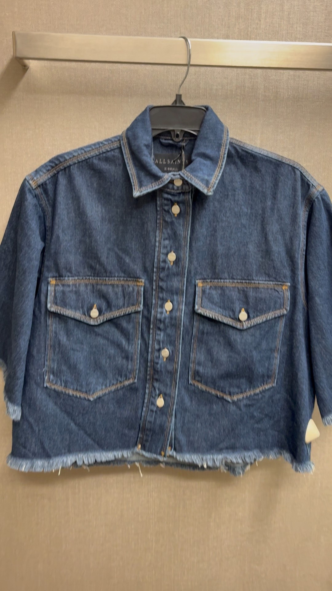 Nordstrom Anniversary Sale! Wait, is this not the cutest Jean jacket shirt. You can wear it either way. It’s on sale now during the anniversary sale. #ltknordstrom 

Nordstrom 
Nordstrom anniversary sale
Anniversary sale
Allsaints 

#LTKSaleAlert #LTKSeasonal #LTKStyleTip