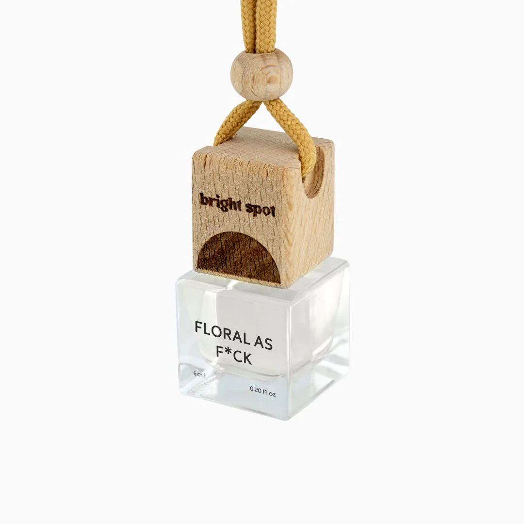 Floral as F*ck Car Freshener | Bright Spot