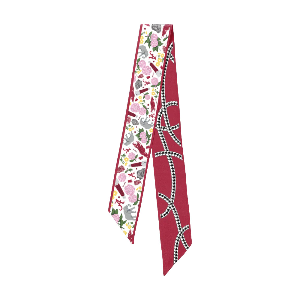Alabama Crimson Tide Twilly Scarf | Saturday Silks
