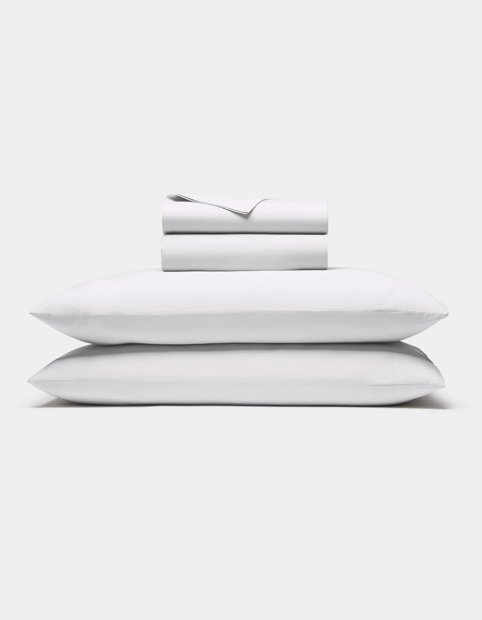 Soft-Wash Cotton Sheet Set in White (Size: Queen) - Cozy Earth | Cozy Earth