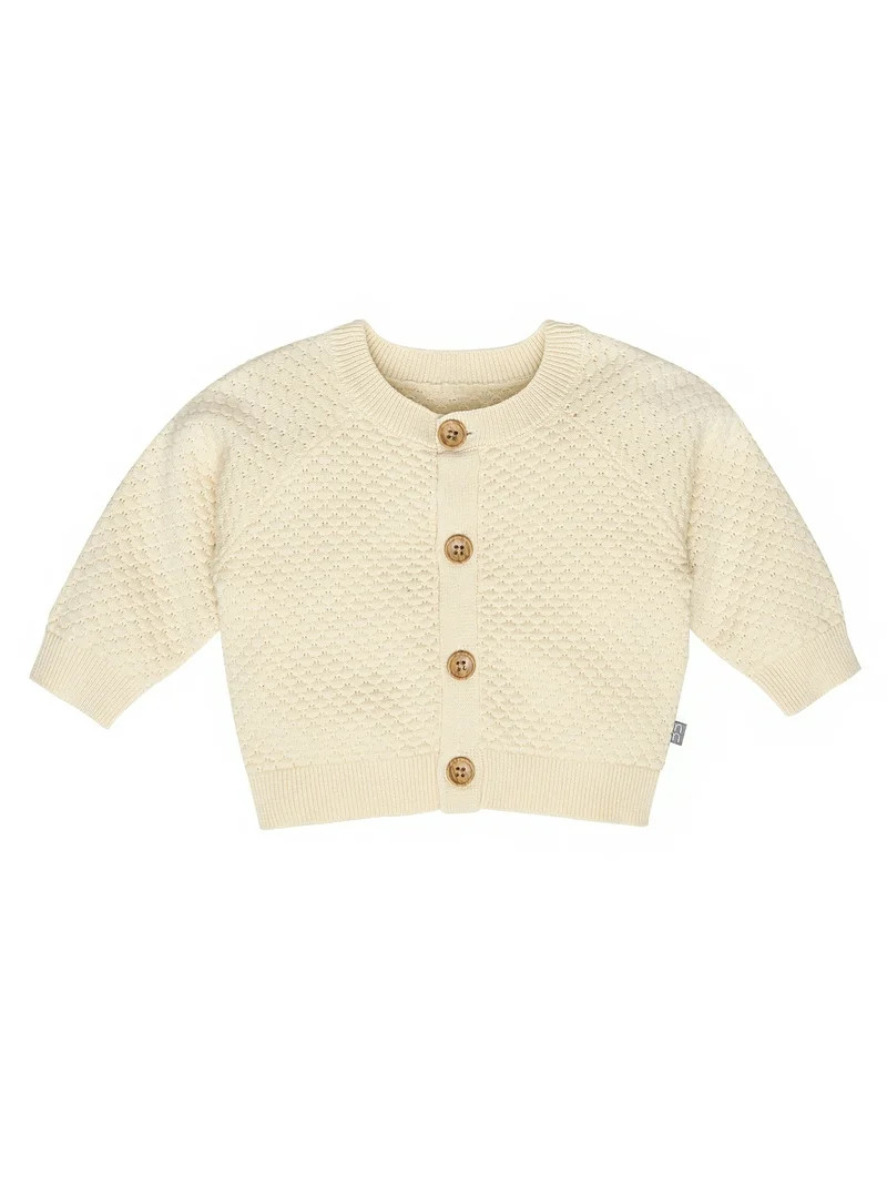 Modern Moments by Gerber Baby Girl Sweater Knit Cardigan, Sizes 0/3 Months - 24 Months | Walmart (US)