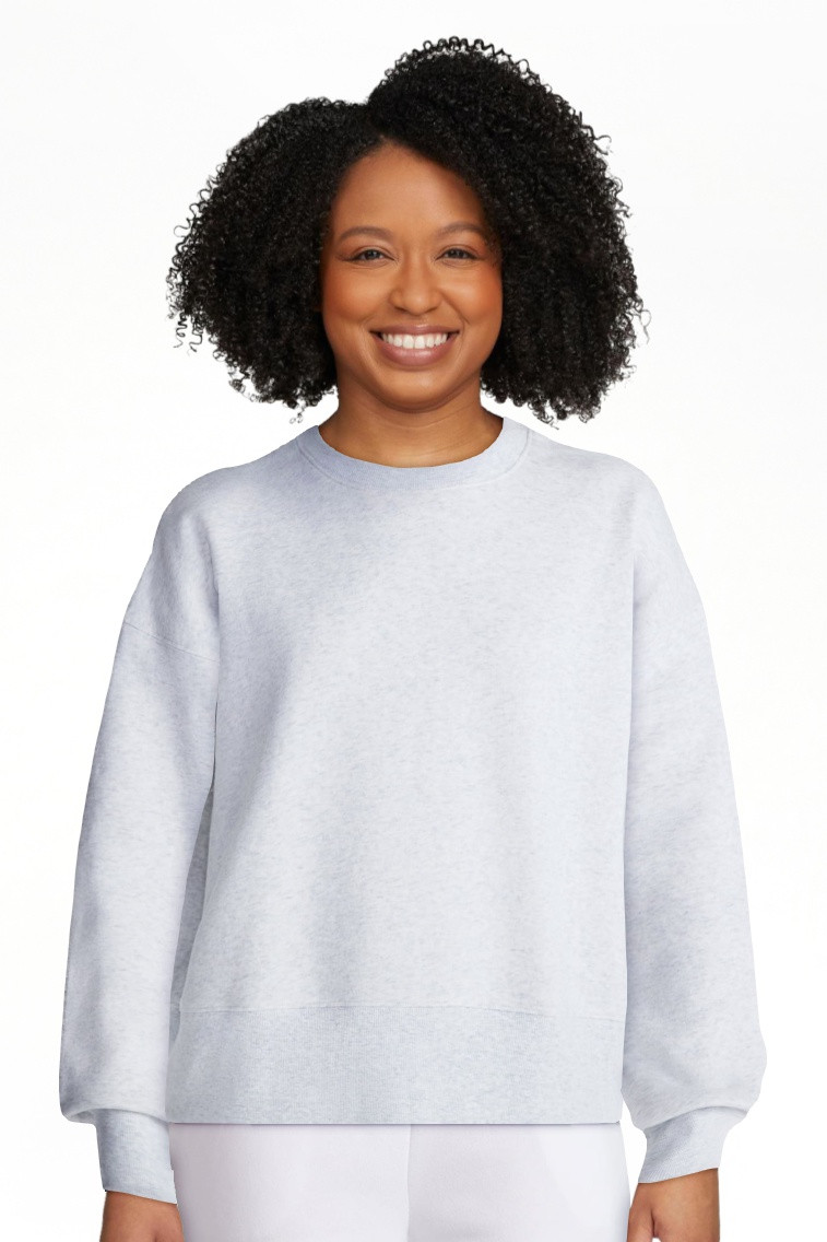 No Boundaries Boxy Fleece Sweatshirt, Midweight, Women's XXS-XXL | Walmart (US)