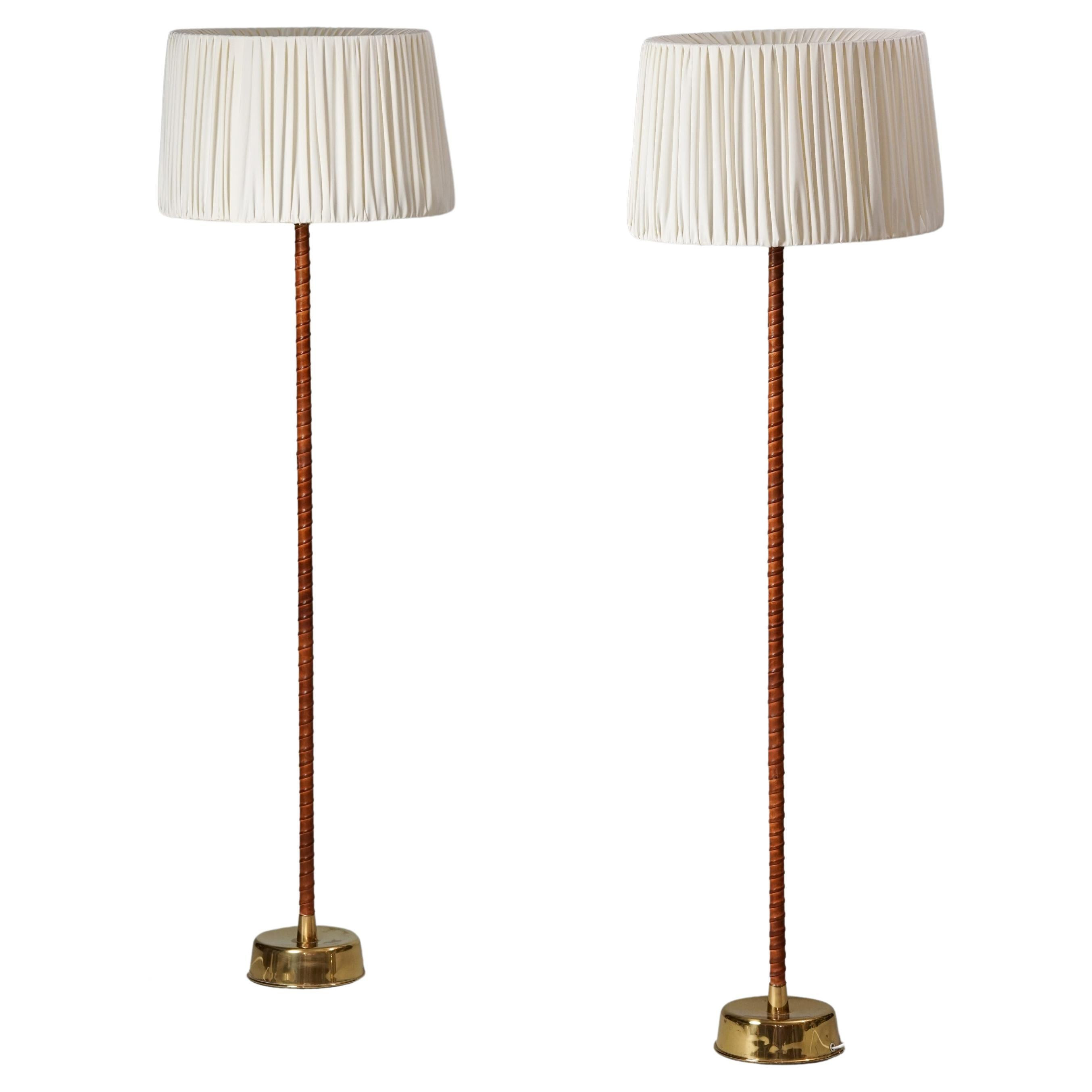 Pair of Senator Floor Lamps, Lisa Johansson-Pape, Orno Oy, 1950s | 1stDibs