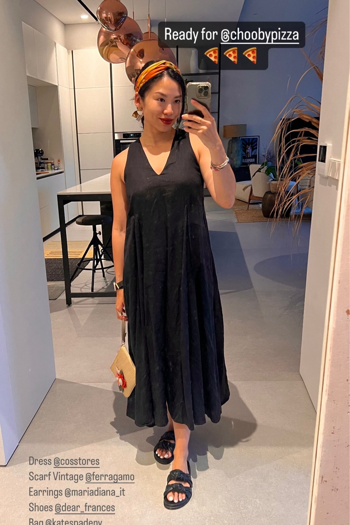 Who says black #linen can’t look #breezy? Keeping things #voluminous, paired with my #vintage #salvatoreferragmo #silk #scarf as a head wrap 🧡

#LTKTravel #LTKMidsize