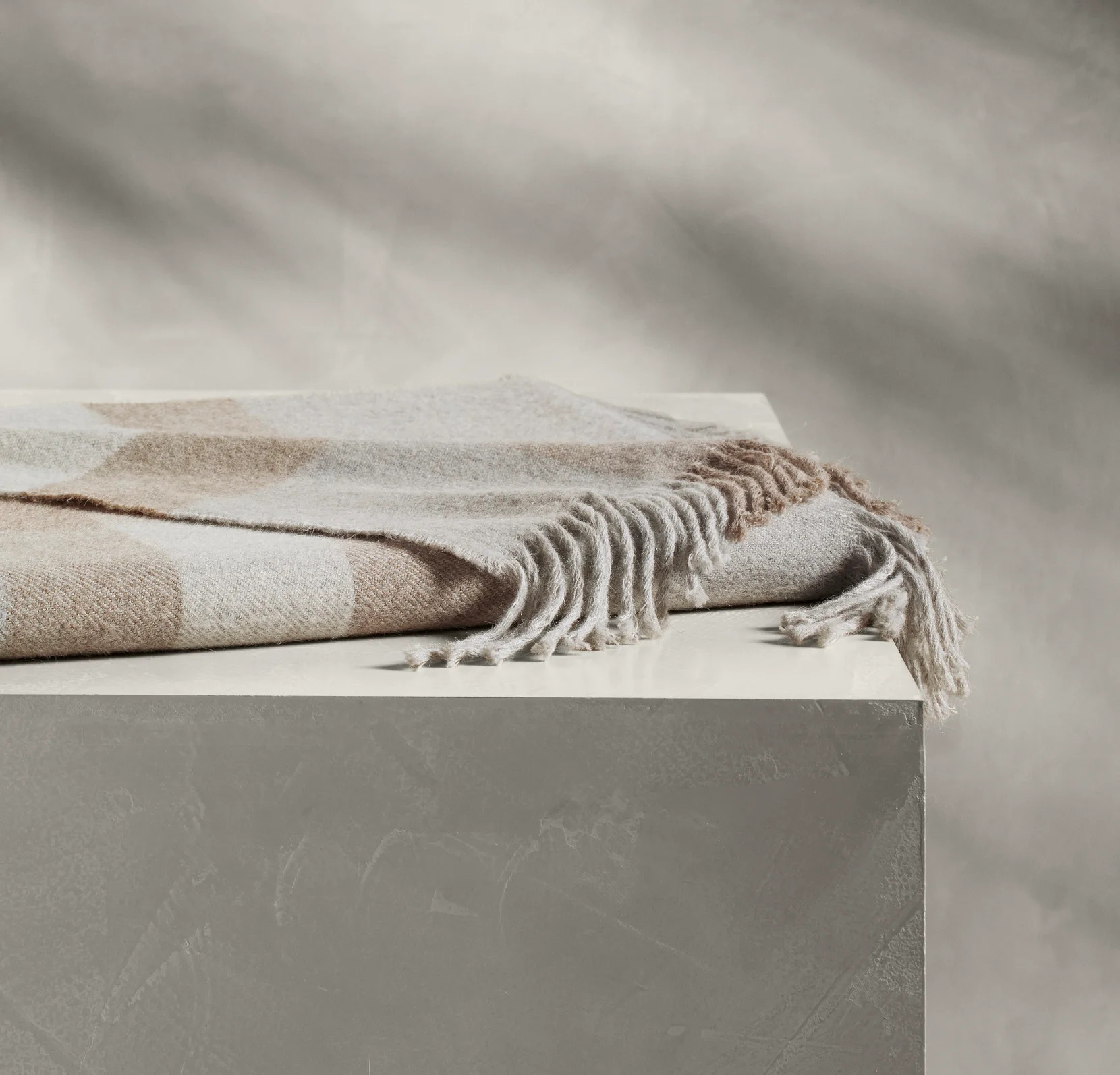 Alpaca Plaid Throw Blanket | Boll & Branch