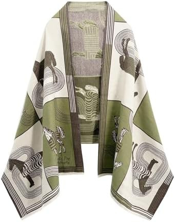 Women's Reversible Pashmina Shawl Wrap for Women Big Scarf Holiday Gifts | Amazon (US)