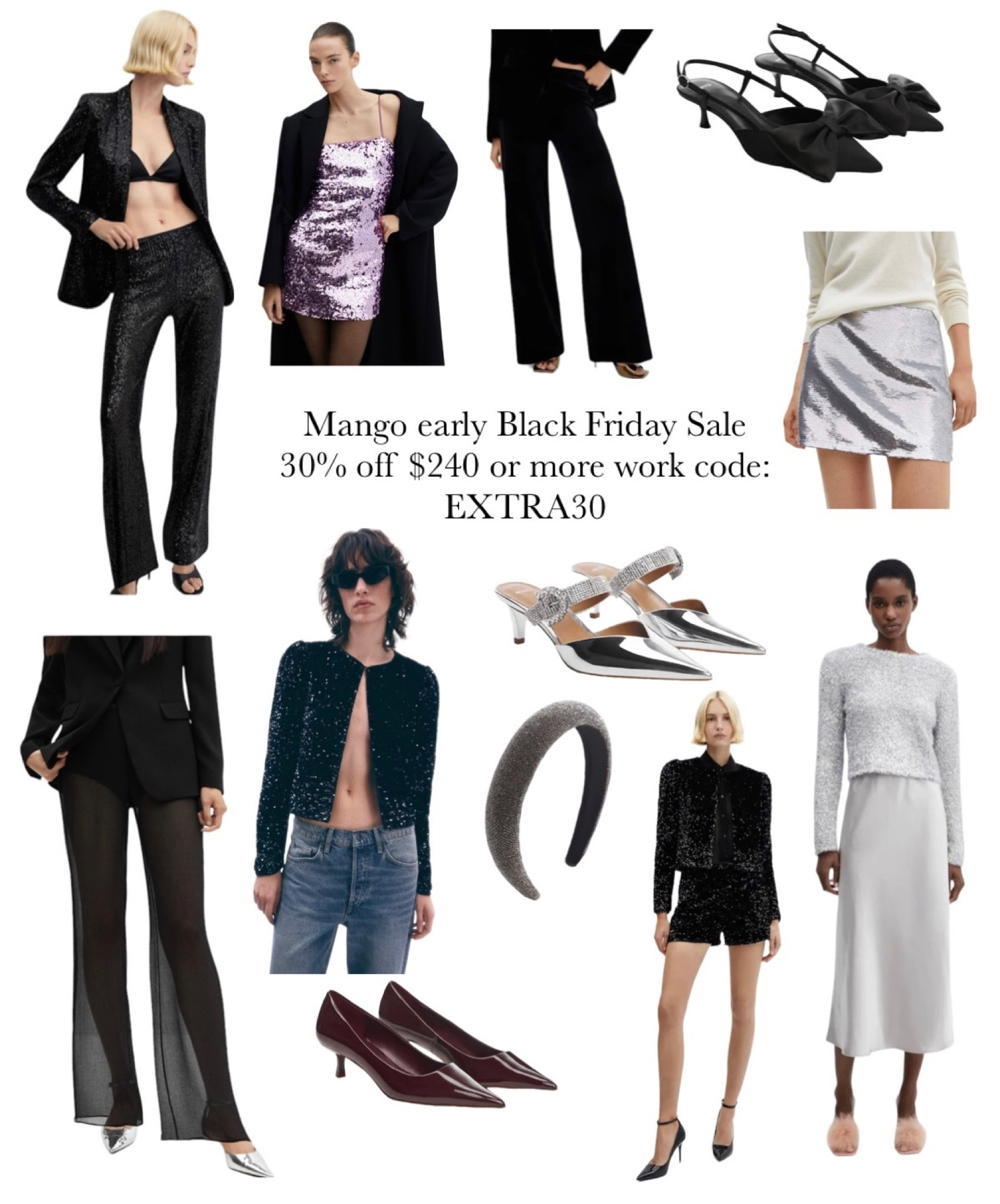 Mango started their Black Friday sale early and their holiday styles are 🔥…30% off purchases of $240 or more with code: EXTRA30

holiday outfits, fall outfits, fall fashion trends 

#LTKsalealert #LTKparties #LTKHoliday