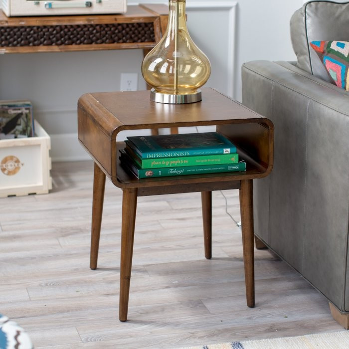 Belham Living Carter Mid Century Modern Side Table | Hayneedle